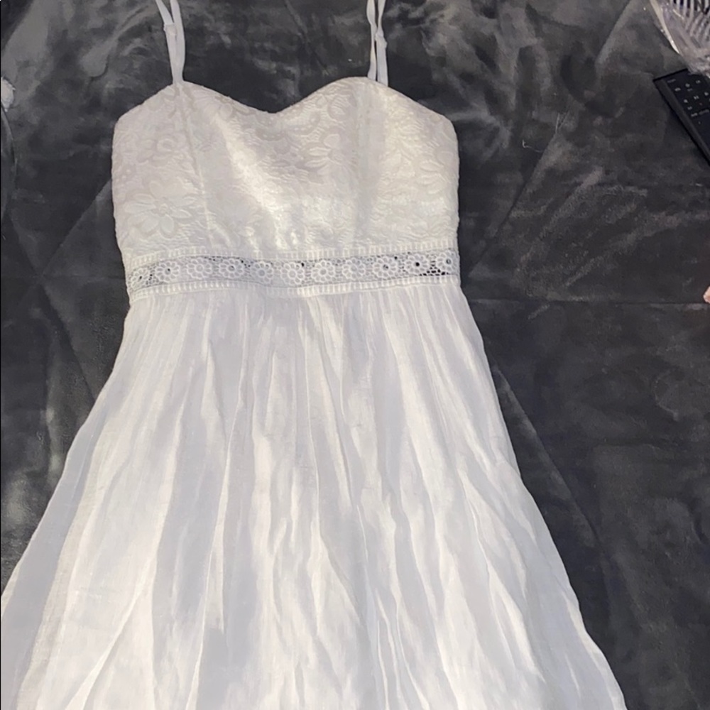 white short dress